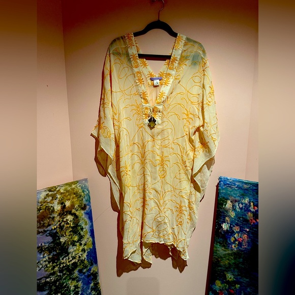 Lotty Mustique silk beach cover - Picture 1 of 5